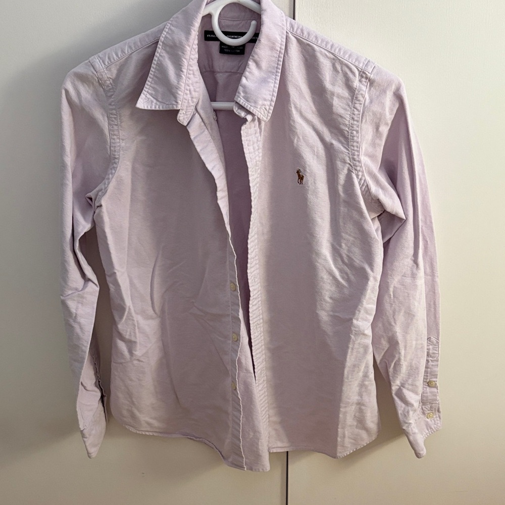 Ralph Lauren Kids Light Purple Button Down Shirt